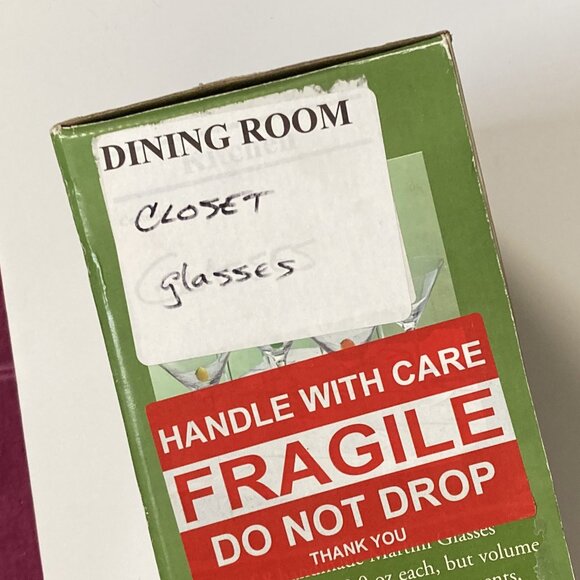 Martini Glasses by Potpourri Designs, Set of 8, Vintage, Handmade - Picture 9 of 9